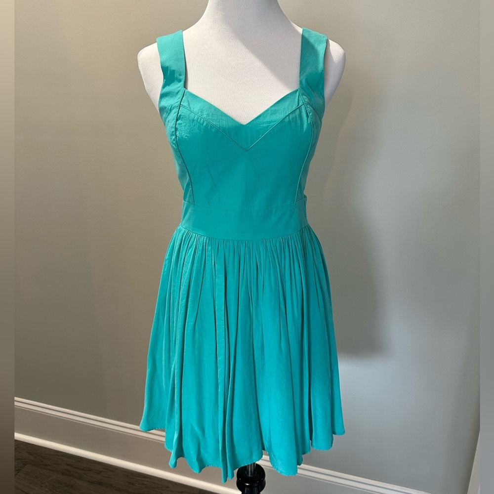 Keepsake green dress with side cutouts
